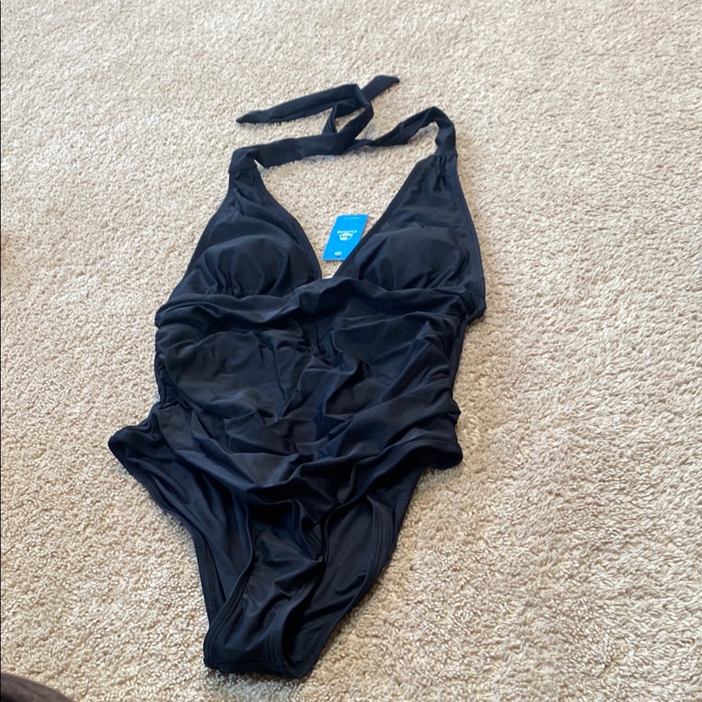 Black One Piece Swimsuit